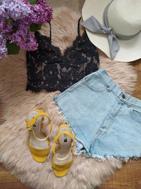 Žlté sandále na opätku, primark,40