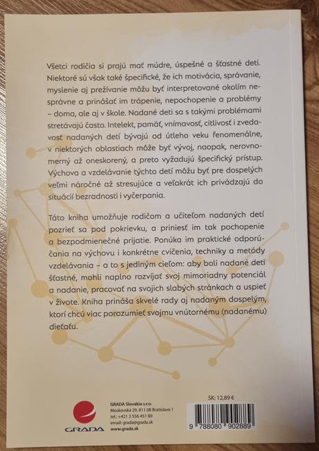 Nadané dieťa- kniha, 
