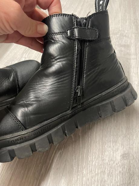 Kozene cizmy, tommy hilfiger,23