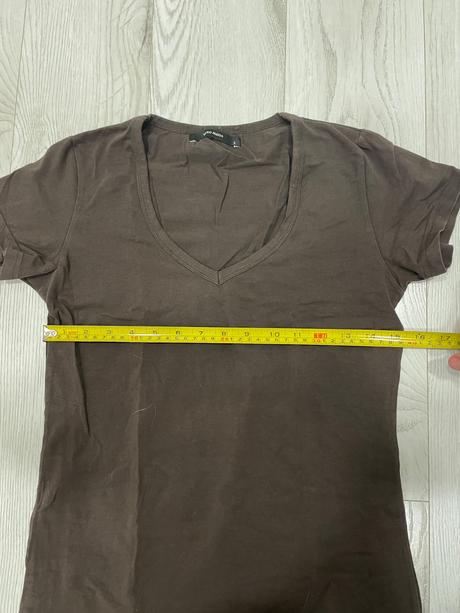 Tričko s výstrihom do v, vero moda,l