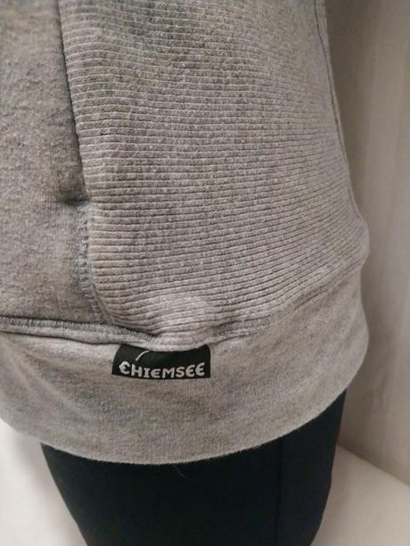 Dámska sivá mikina na zips s kapucňou, chiemsee, m, m