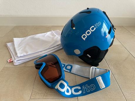 Detska prilba pocito auric cut spin fluorescent, poc,xs