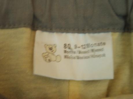 Zateplené nohavice veľ. 9-12 mesiacov, kik,74