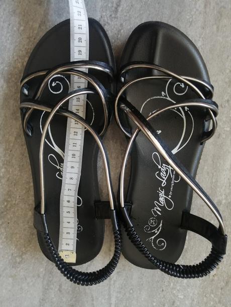 Sandálky čierne magiclady v34, vd 21,5 cm, 34