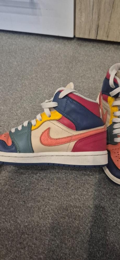 Nike jordan 1 mid color, air jordan,35