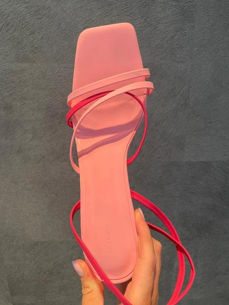 Ružové letné sandále, reserved,39