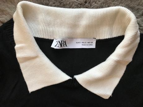 Pleteninove saty s golierom, zara,s