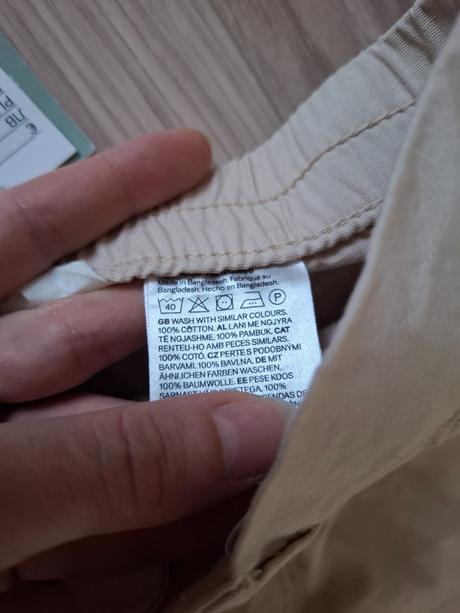 Nové, ľahké, bavlnené nohavice, veľ. 146, h&m,146