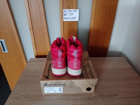 Dievčenské zimné topánky zn.viking veľ.27, viking,27