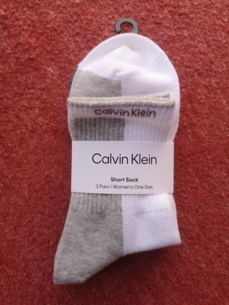 Calvin klein dámske ponožky 3 páry veľkosť 37-41, calvin klein,37 / 38 / 39 / 40 / 42