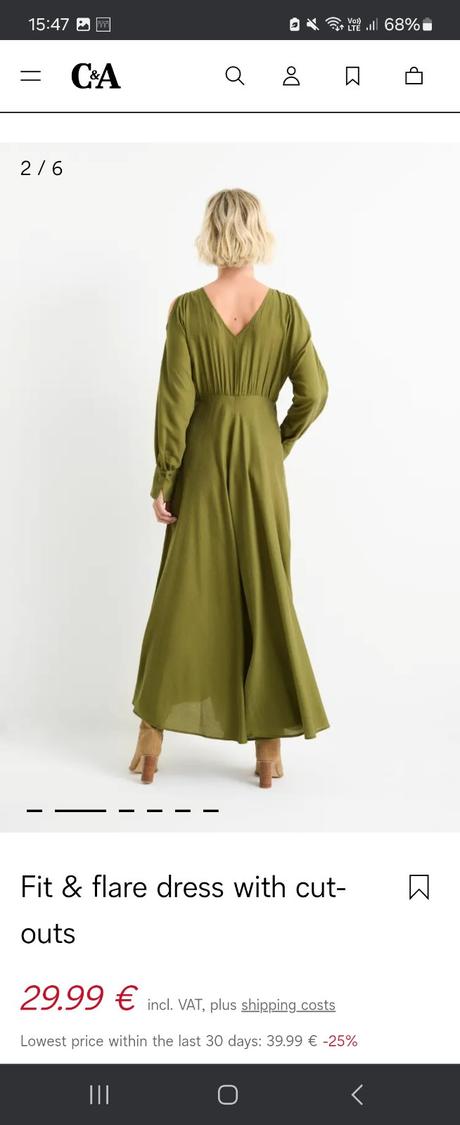 Maxi šaty vel.36, c&a,s