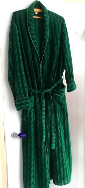Dlhý župan/froté-zamat xl/xxl, xxl