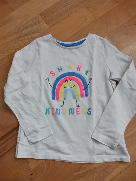 Biele tričko s duhou, marks & spencer,122