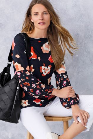 Vzorovaná blúzka, next,l / m