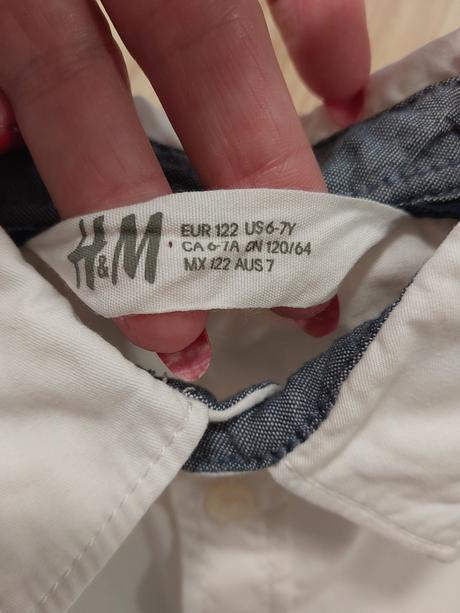 Košeľa s krátkym rukávom, h&m,122