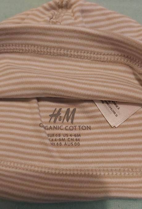 Bavlnené čiapky h&m 68, h&m,68