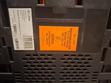 Cybex solution s2 i-fix, cybex