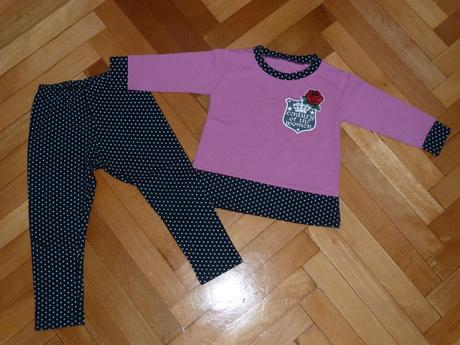 Komplet - legínky a tričko, 86