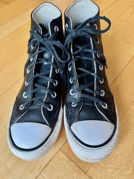 Kožené vysoke tenisky, converse,36