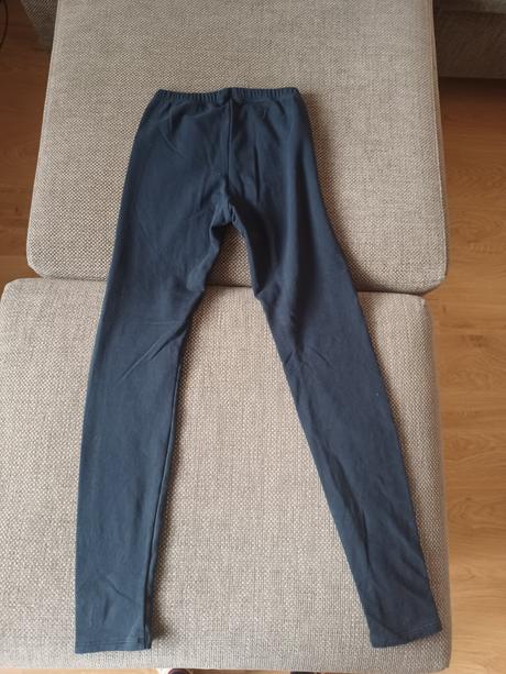 Tmavomodré termo-legíny, calzedonia,152