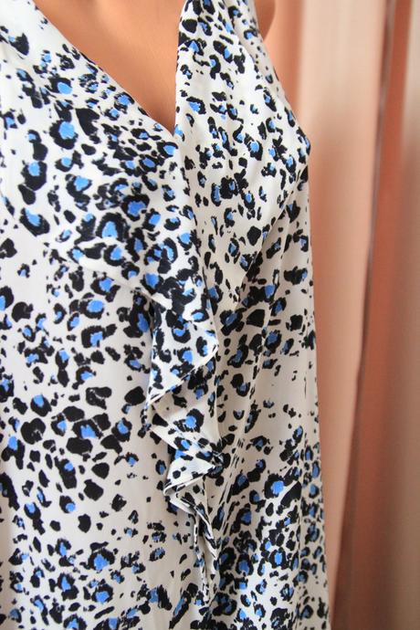 Bielo modrá tunika george 4xl, george,4xl