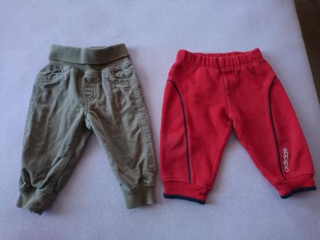 Nohavice h&m + teplaky adidas gratis, h&m,74