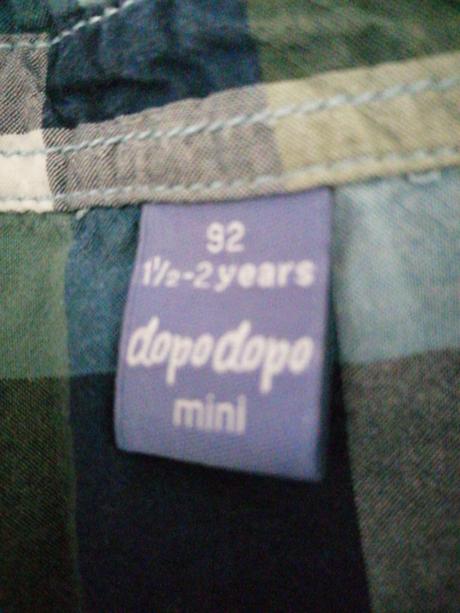 Kockovaná košeľa, dopodopo,92