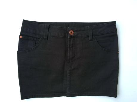 Riflová sukňa, h&m,34