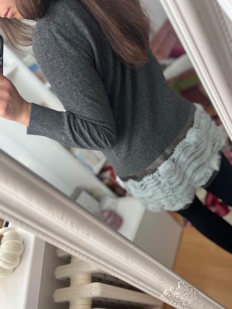 C&a kašmírový predĺžený sveter, c&a,l