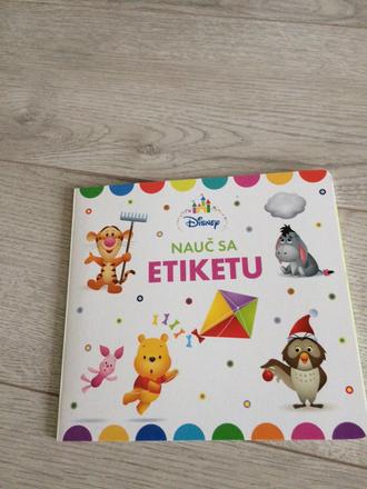 Kniha disney nauč sa etiketu,