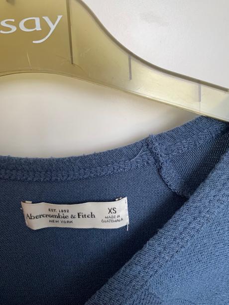 Abercrombie&fitch modré teplákové saty xs, abercrombie&fitch,xs