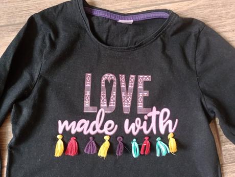 Čierne tričko, kik,152