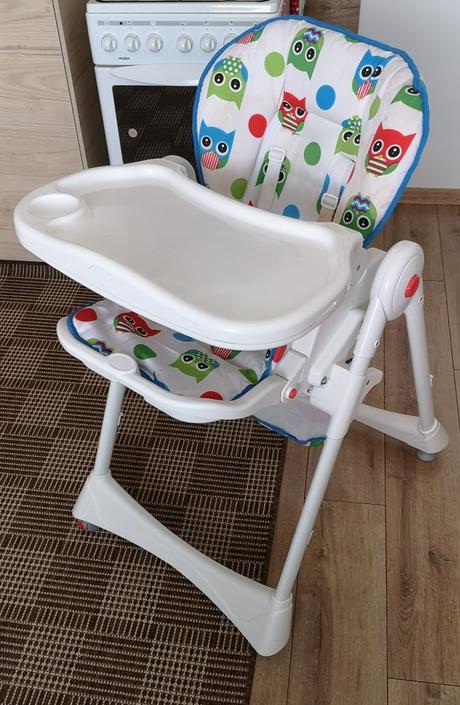 Výškovo-nastaviteľná jedálenská stolička zn.babygo,
