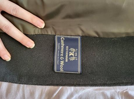 Dámsky kabát kistermann cashmere&wool, 42