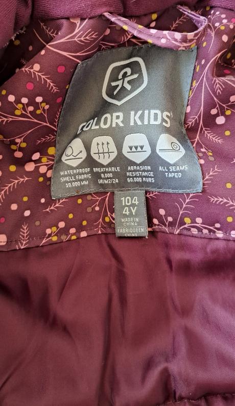 Dievčenský zimný overal color kids, 104