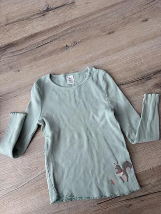 Vrubkovane mentolove tričko, pepco,122