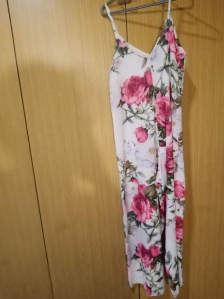 Dámsky široký kvietkovany overal, 