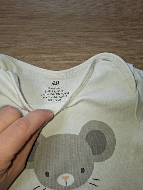 Body hm krátky rukáv 86 / 92, h&m,92