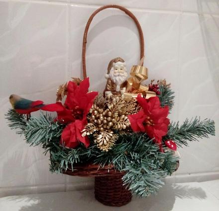 Vianocna dekoracia na dvere, 