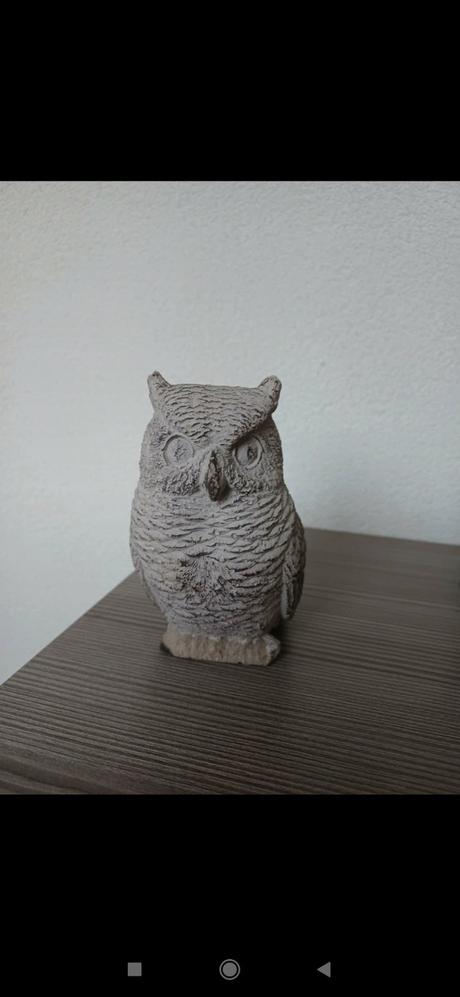 Keramická soška sova, 
