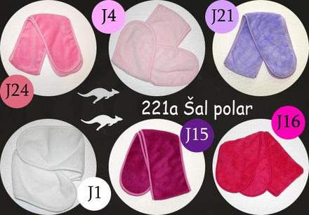 Detský šál polar viac farieb, 74 - 122