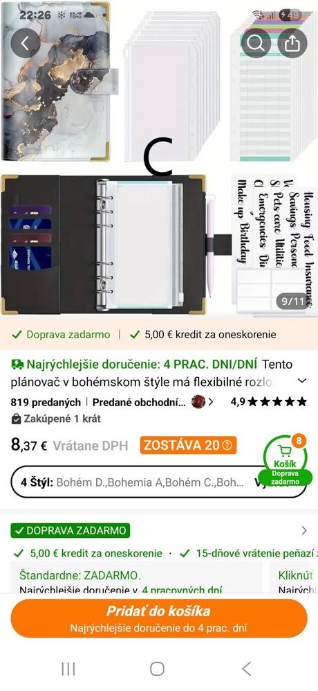 Knizka na setrenie penazi, 