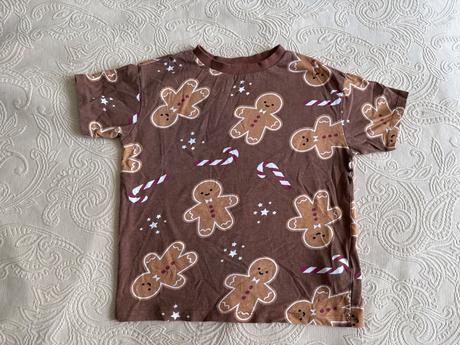 Vianočné tricko gingerbread, sinsay,128