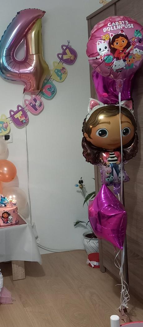 Gabby - dekorácia na 4.narodeniny, 