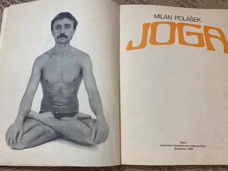 Stará retro úžasná kniha milan polášek joga,