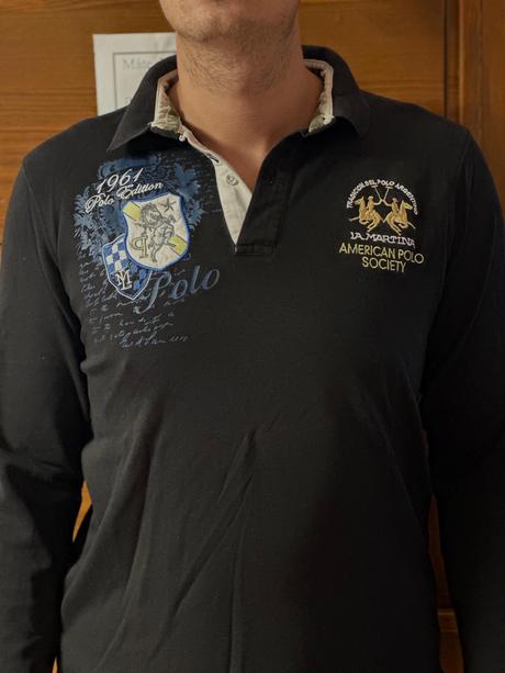 Tričko s dlhým rukávom la martina polo, xl