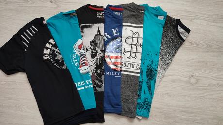 Chlapčenské tricka 7ks, 146