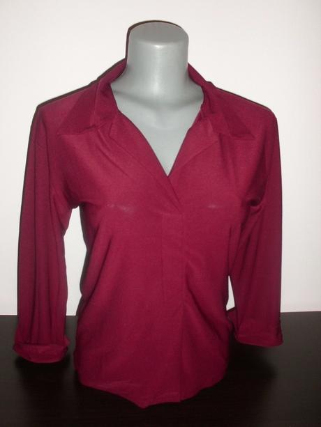 Bordový top, veľkosť m, m