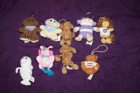 Plysaciky/privesky na kluce,