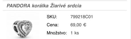 Pandora korálky, pandora